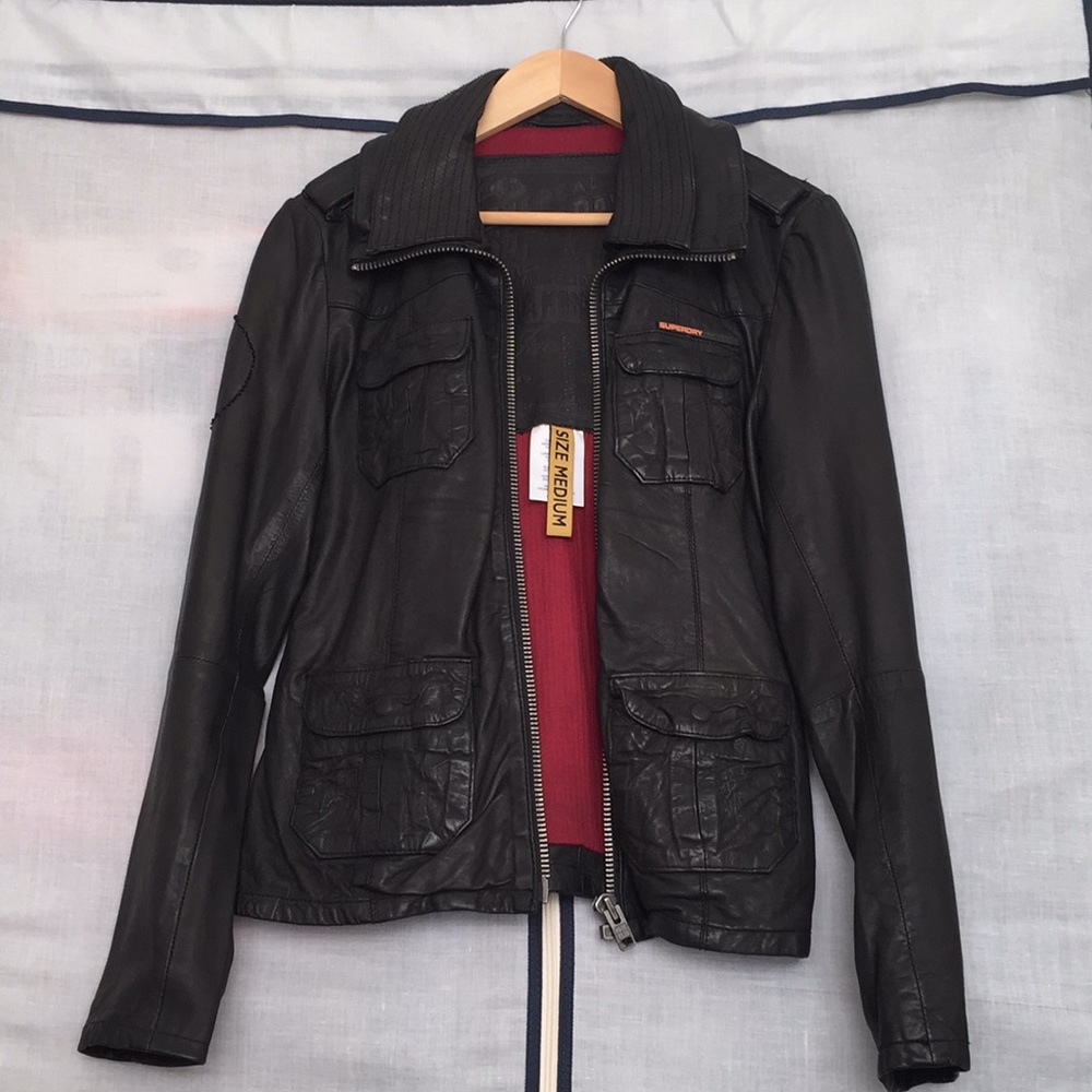 SuperDry Ramona Leather Jacket